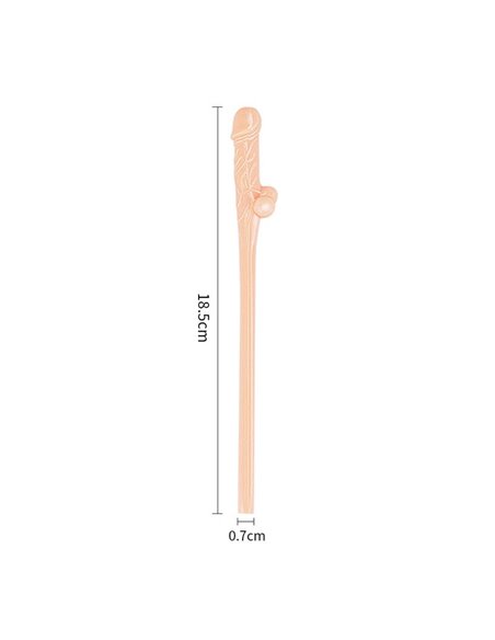 Pajita de Pene Pack de 9