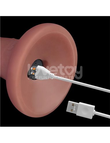 Dildo Dual Layer con Vibración 6