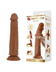 Sharife Dildo con Piel Deslizante-Retractil 25 cm