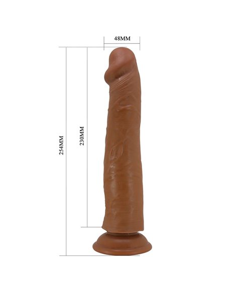 Sharife Dildo con Piel Deslizante-Retractil 25 cm