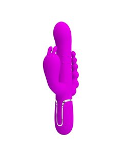 Cammy 4 in 1 Vibrador con Bolas Rotadoras y Cadena Anal 2