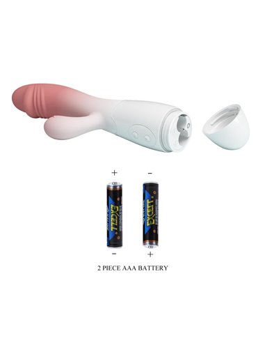 Snappy Vibrador Blanco y Rosa
