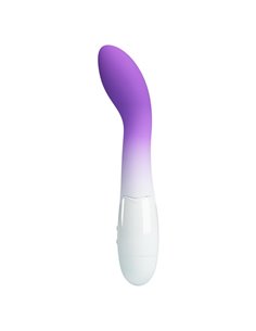Bishop Vibrador Blanco y Púrpura 2