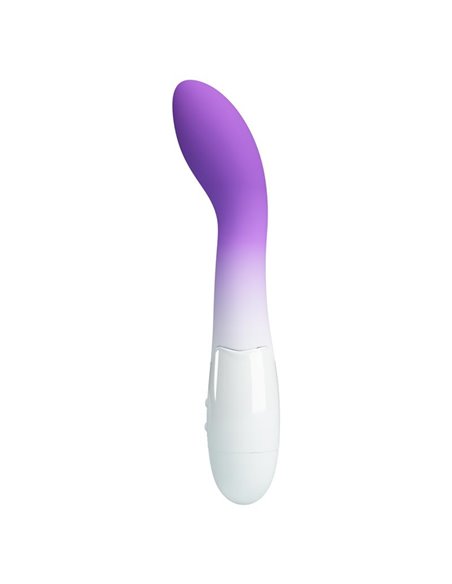 Bishop Vibrador Blanco y Púrpura