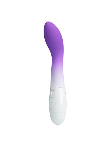 Bishop Vibrador Blanco y Púrpura