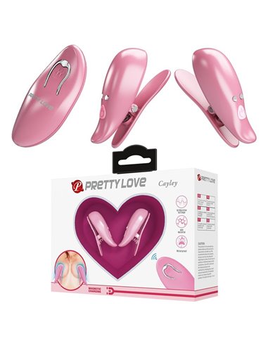 Cailey Pinzas para Pezones con Vibración y Control Remoto
