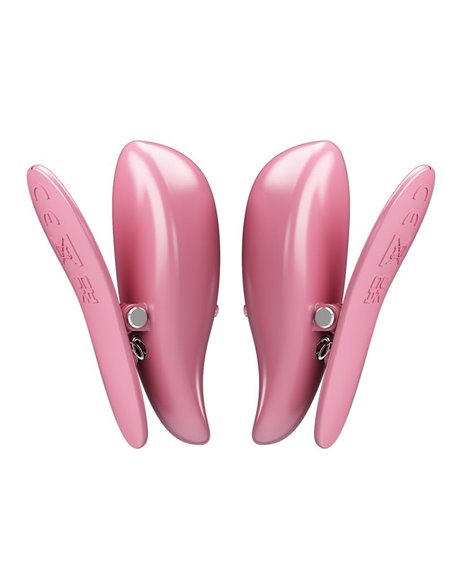 Cailey Pinzas para Pezones con Vibración y Control Remoto
