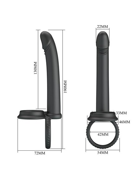 Moses Plug Anal con Anillo para el Pene