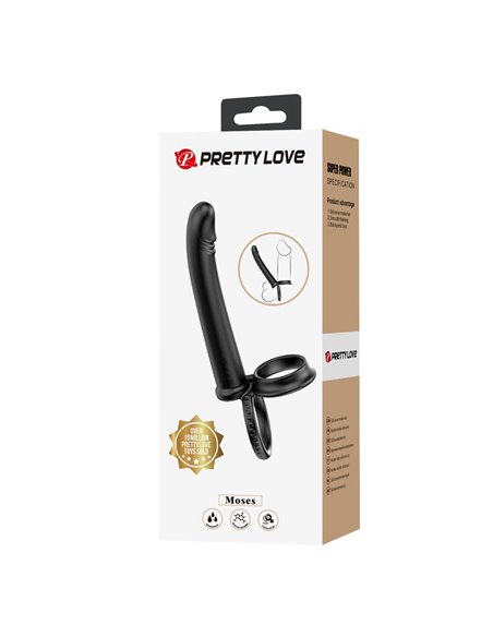 Moses Plug Anal con Anillo para el Pene
