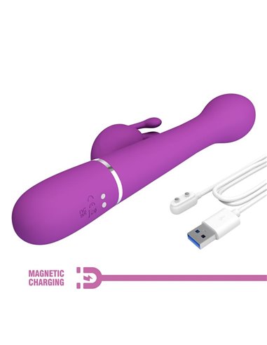 Dejon Vibrador con Thrusting y Rotación Twinkled
