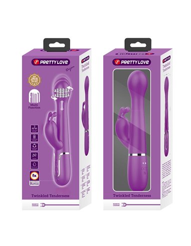 Dejon Vibrador con Thrusting y Rotación Twinkled