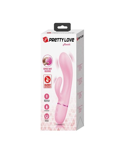 Marski Vibrador con Rabbit Punto G Rosa