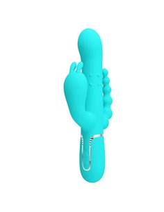 Cammy Vibrador con Bolas Rotadoras y Cadena Anal 2