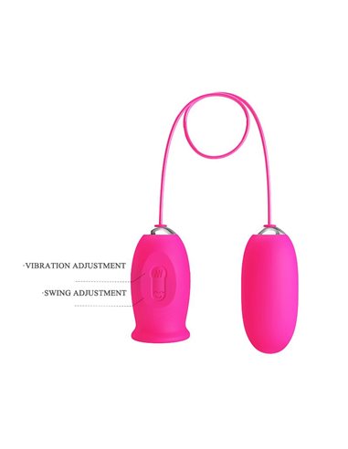 Daisy Huevo Vibrador y Lengua Estimuladora Rosa
