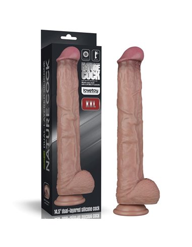 Dildo Dual Layer Articulable XXL 14,5