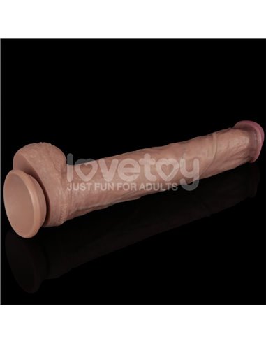 Dildo Dual Layer Articulable XXL 14,5