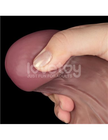 Dildo Dual Layer Articulable XXL 14,5