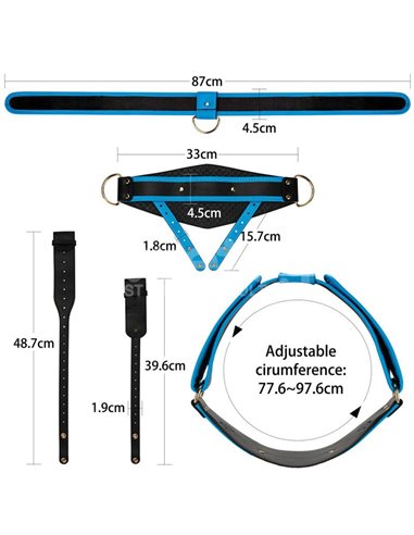 Ingen Arnés Ajustabe con Dildo Hueco 9 Enhanced Set XS/S/M