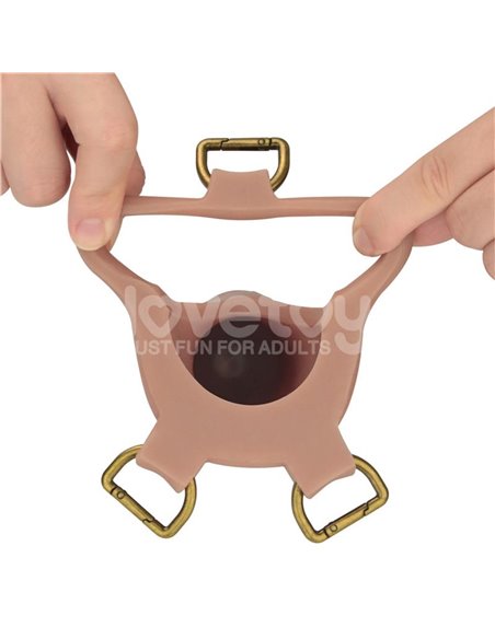 Ingen Arnés Ajustable con Dildo Hueco 9 Enhanced Set L/XL/2XL