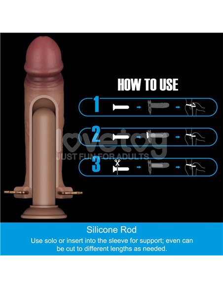 Ingen Arnés Ajustable con Dildo Hueco 9 Enhanced Set L/XL/2XL