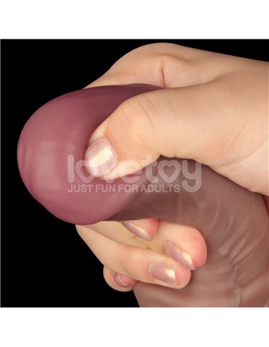 Dildo Dual Layered Articulable XXL 16