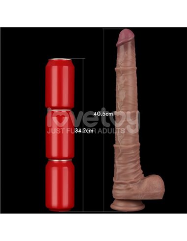 Dildo Dual Layered Articulable XXL 16