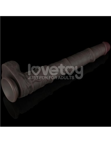 Dildo Dual Layered Articulable XXL 16