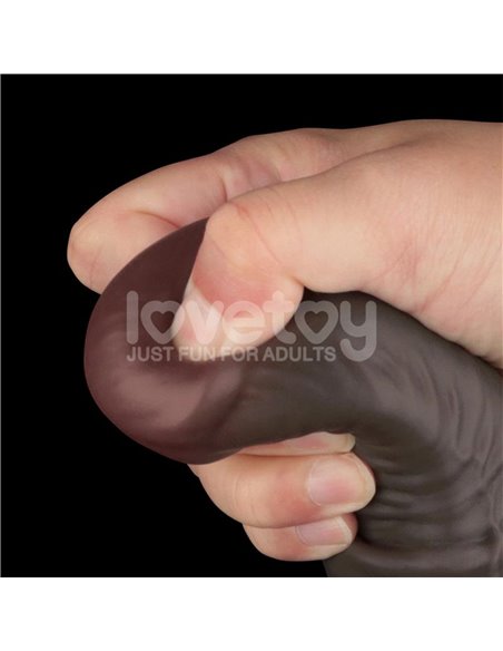 Dildo Dual Layered Articulable XXL 16
