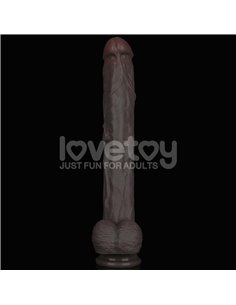 Dildo Dual Layered Articulable XXL 14.5 2