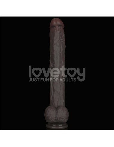Dildo Dual Layered Articulable XXL 14.5