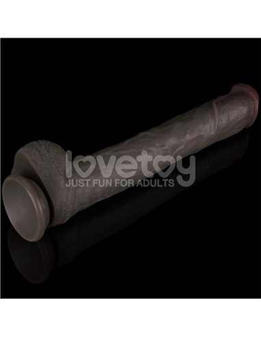 Dildo Dual Layered Articulable XXL 14.5