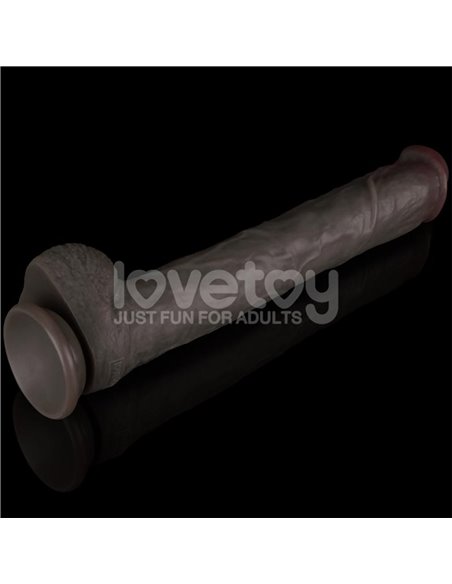 Dildo Dual Layered Articulable XXL 14.5