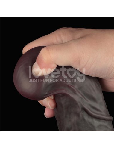 Dildo Dual Layered Articulable XXL 14.5