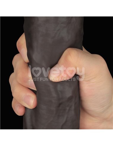 Dildo Dual Layered Articulable XXL 14.5