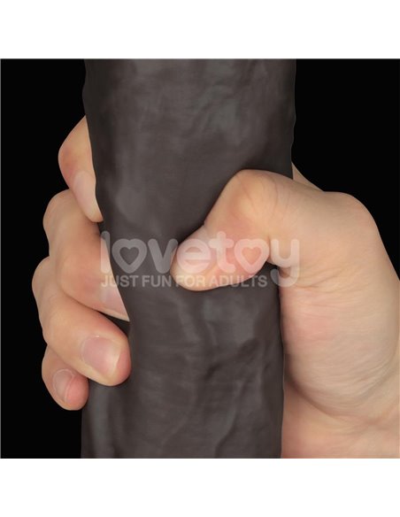 Dildo Dual Layered Articulable XXL 14.5