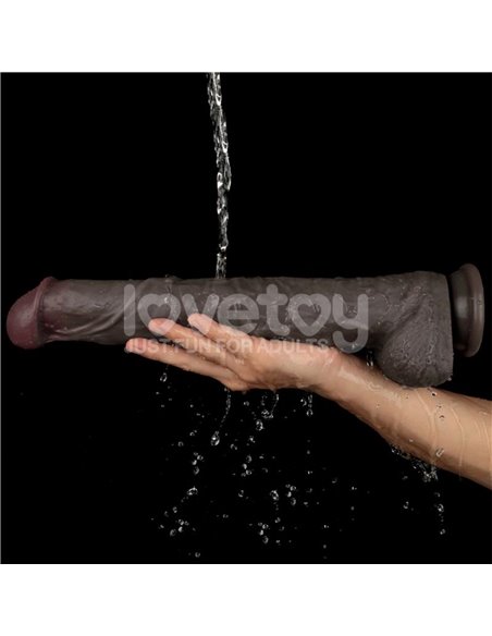 Dildo Dual Layered Articulable XXL 14.5