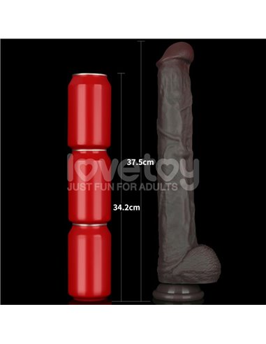 Dildo Dual Layered Articulable XXL 14.5