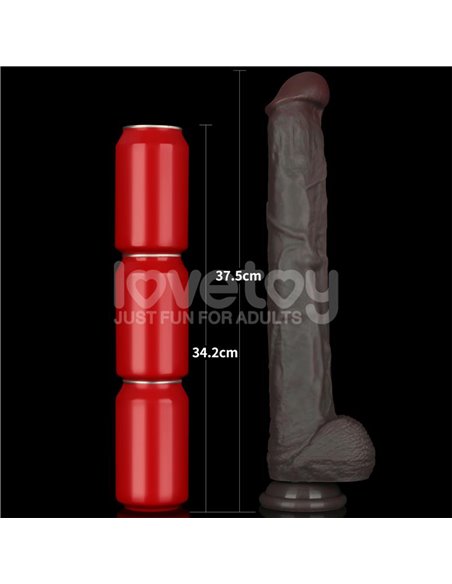 Dildo Dual Layered Articulable XXL 14.5