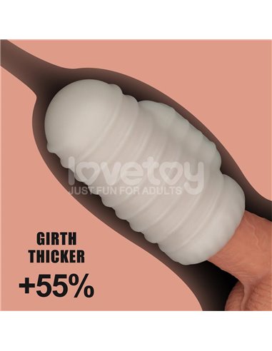 Knights Ring Funda para el Pene y Estimulador Wavy