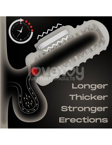 Knights Ring Funda para el Pene y Estimulador Wavy