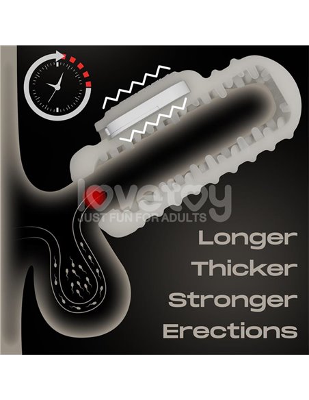 Knights Ring Funda para el Pene y Estimulador Wavy
