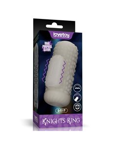Knights Ring Funda para el Pene y Estimulador Drip