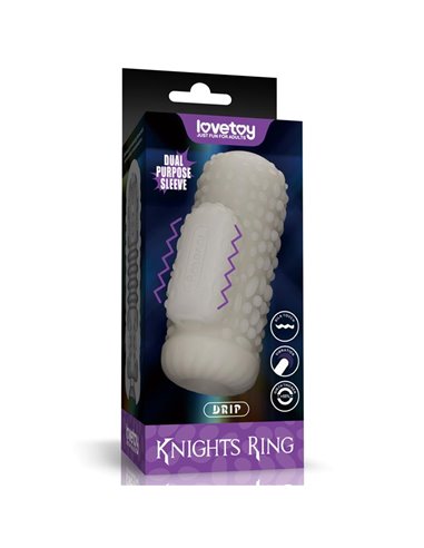 Knights Ring Funda para el Pene y Estimulador Drip
