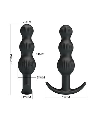 Sidney Plug Anal con Vibración