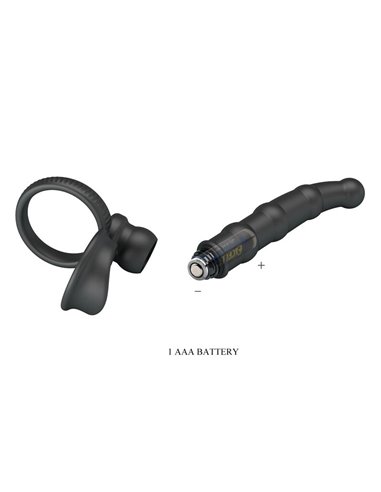 Tatum Plug Anal con Anillo para el Pene con Vibración