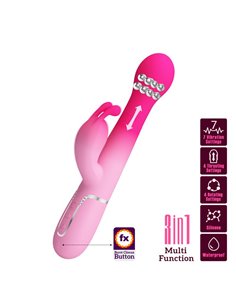 Dejon Vibrador con Thrusting y Bolas Rotatorias