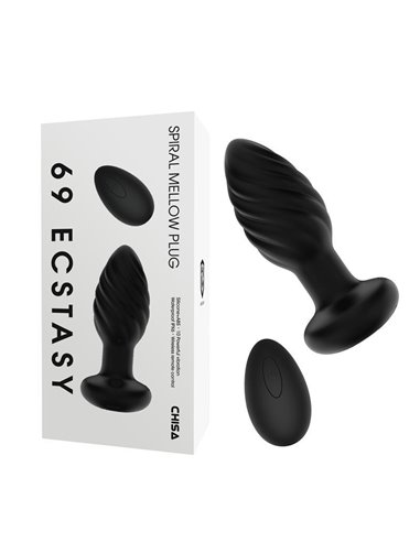Spiral Mellow Plug Anal con Vibración y Control Remoto