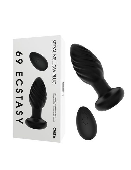 Spiral Mellow Plug Anal con Vibración y Control Remoto