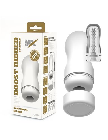 Boost Ribbed Stroker Masturbador Masculino