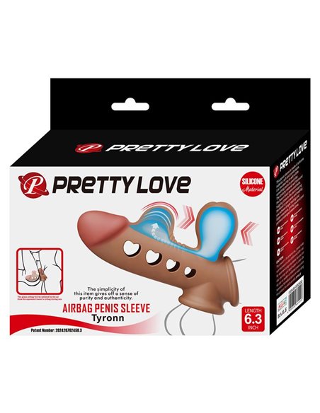 Tyronn Funda para el Pene con Función de Inflado